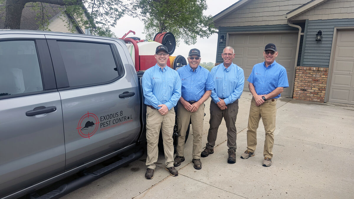 Exodus 8 Pest Control team in Morris Minnesota